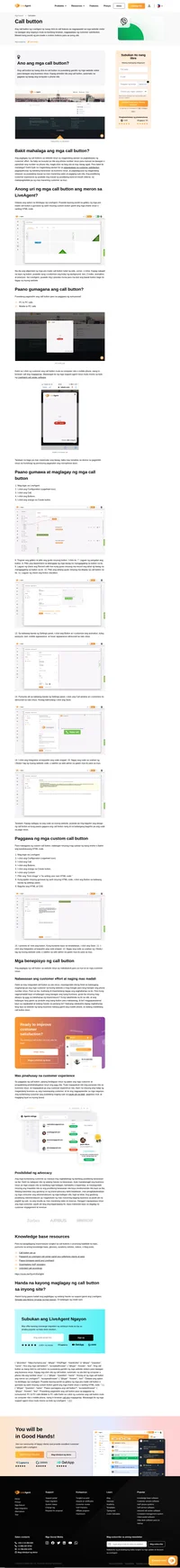 Maglagay ng mga call button sa website ninyo para matawagan ng customer ang business ninyo mula mismo sa browser.