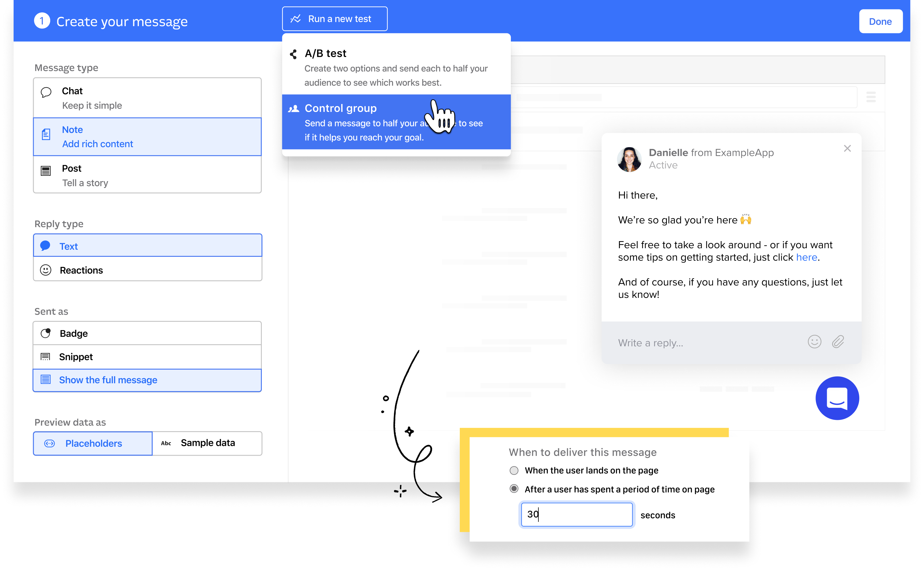 intercom - patuloy na live chat
