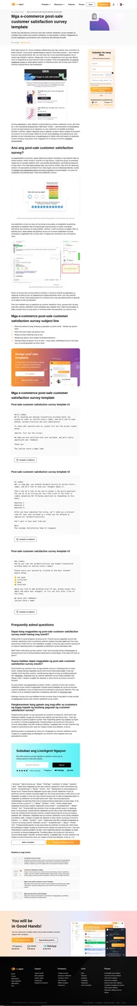 Siguraduhing matagumpay ang e-commerce post-sale customer satisfaction surveys ninyo gamit ang aming mga pre-made at highly converting na templates.