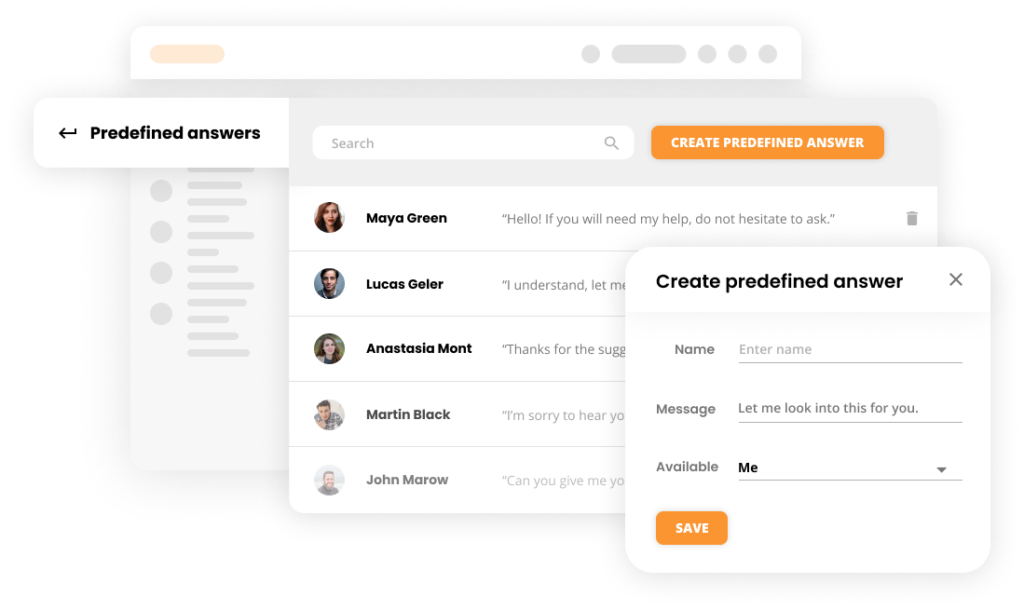 Mga Nakahandang Sagot sa software sa kasiyahan ng kustomer - LiveAgent
