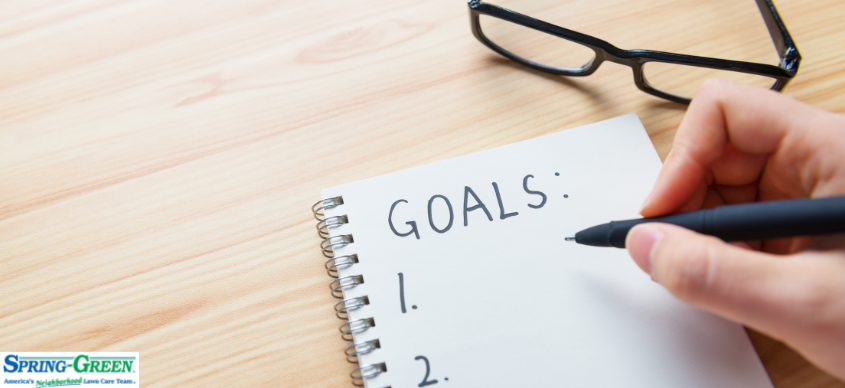 Track goals on notepad