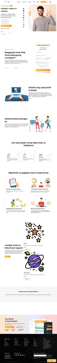 Ang paglipat mula sa HelpScout patungo sa LiveAgent ay napakadali. Sundin ang aming step-by-step na gabay at gawin ito nang mag-isa ka o makipag-ugnayan sa amin upang matulungan ka.