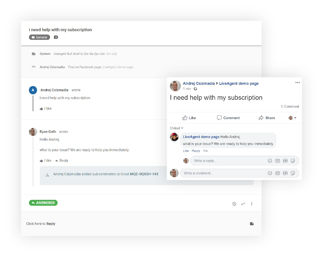 Facebook-tiket-LiveAgent