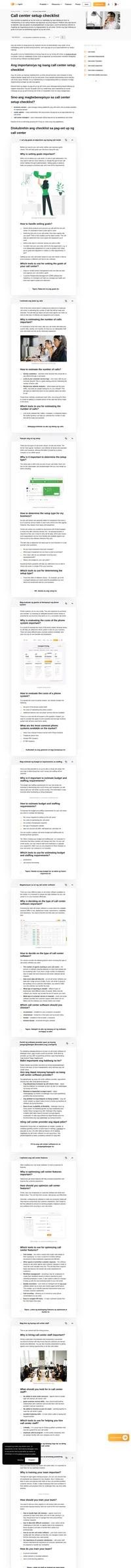 Hindi madali magpatakbo ng isang call center. Pero ito ay posible. Narito ang aming call center setup checklist na makagagabay sa inyo sa bawat hakbang ng prosesong ito.