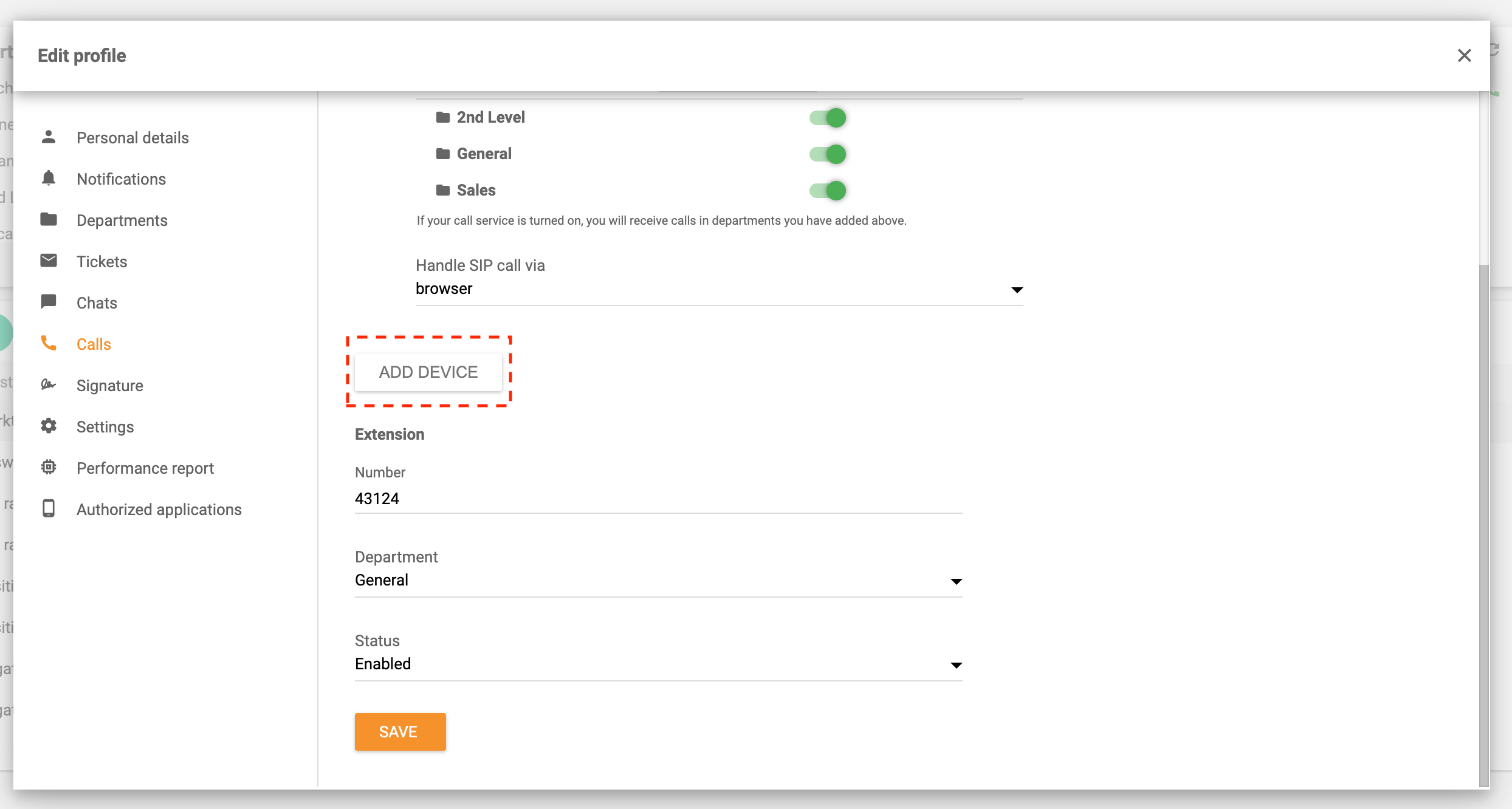 Pagruruta-tawag-dagdag-aparato-LiveAgent
