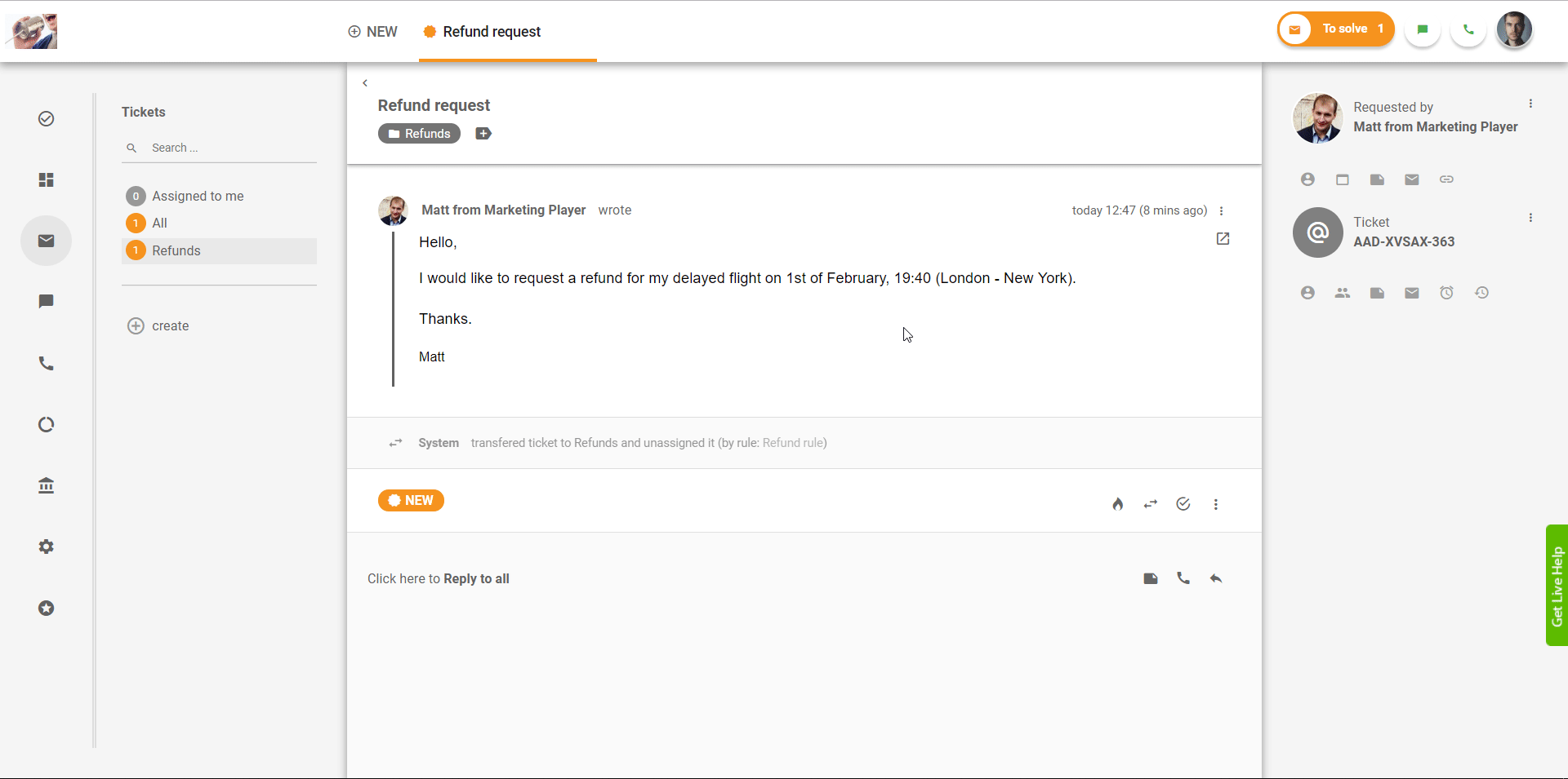 Customer-empathy-Canned-responses-feature-LiveAgent