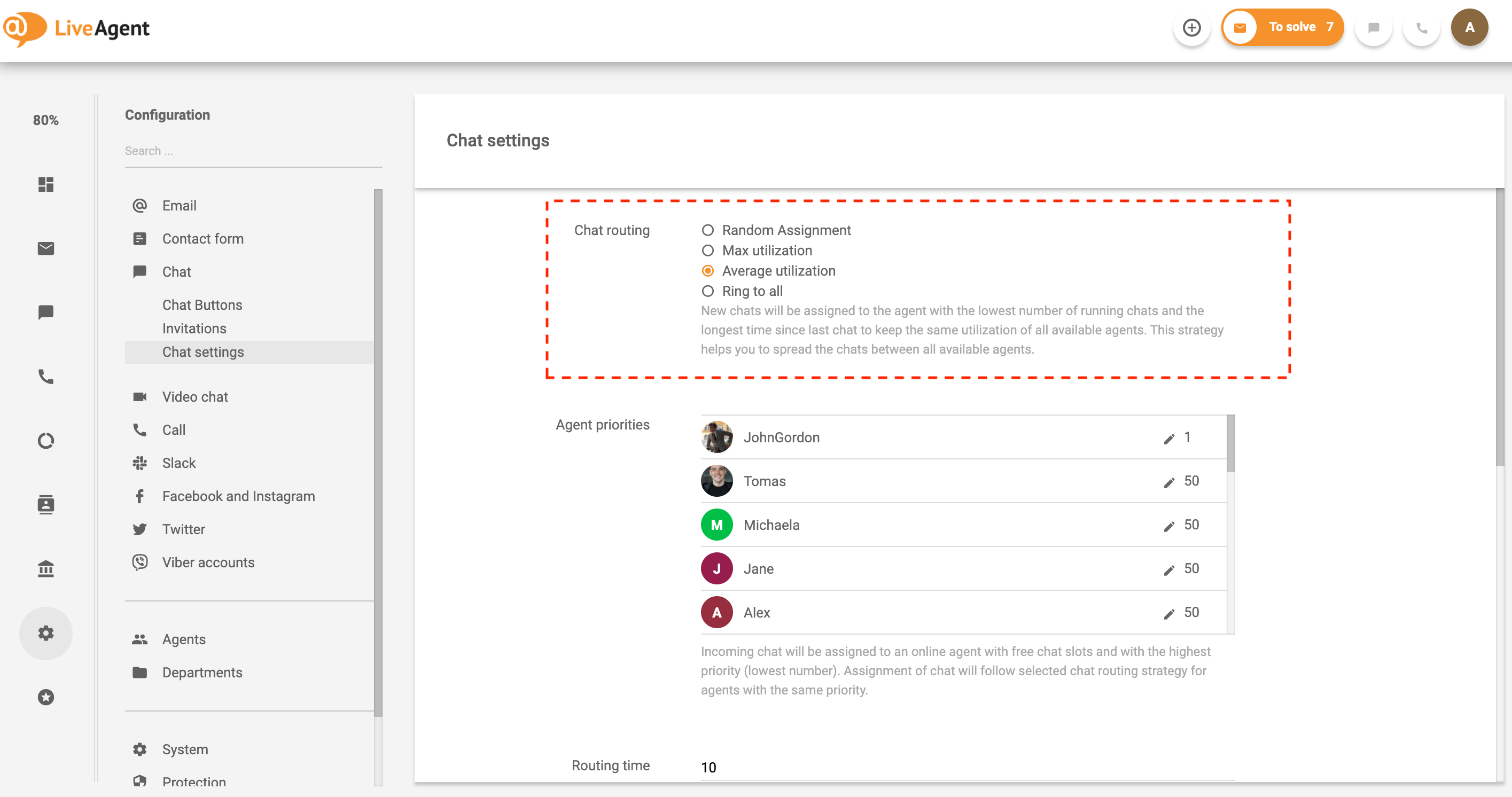 Awtomatiko-pamamahagi-tiket-chat-pagruruta-LiveAgent