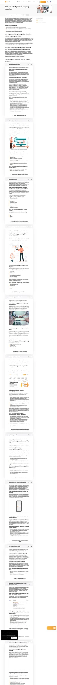 Ang pagkakaroon ng SEO checklist para sa mga bagong website ay magreresulta sa pagtaas ng traffic at visitors interaction. Gawin ang search engine optimization gamit ang point-by-point guide na ito.