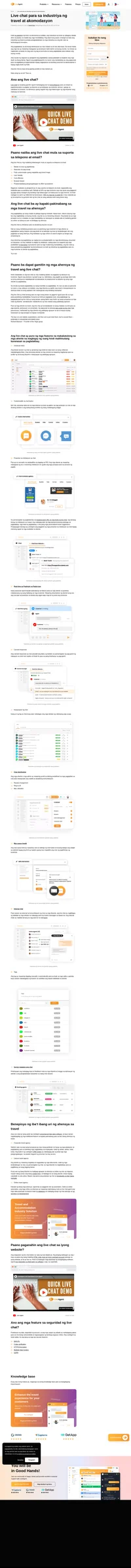 Maglakbay ng mataas at malayo sa pakpak ng tagumpay sa kustomer at wag sumablay sa oportunidad na ma-convert and iyong mga lead sa LiveAgent chat software.